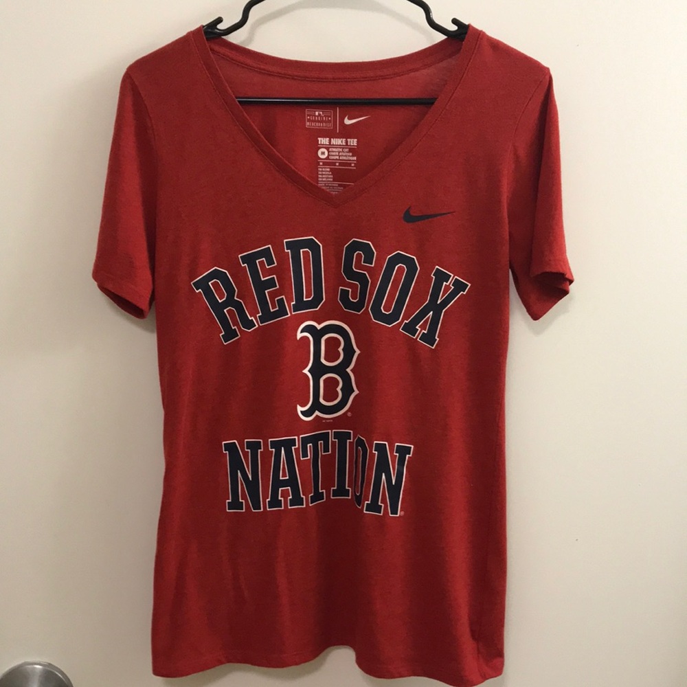 Boston Red Sox Nation V-Neck T-shirt